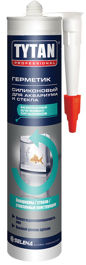 Герметик силиконовый для аквариумов 280 мл TYTAN Professional бесцветный - фото